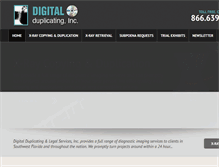 Tablet Screenshot of digitalduplicating.com